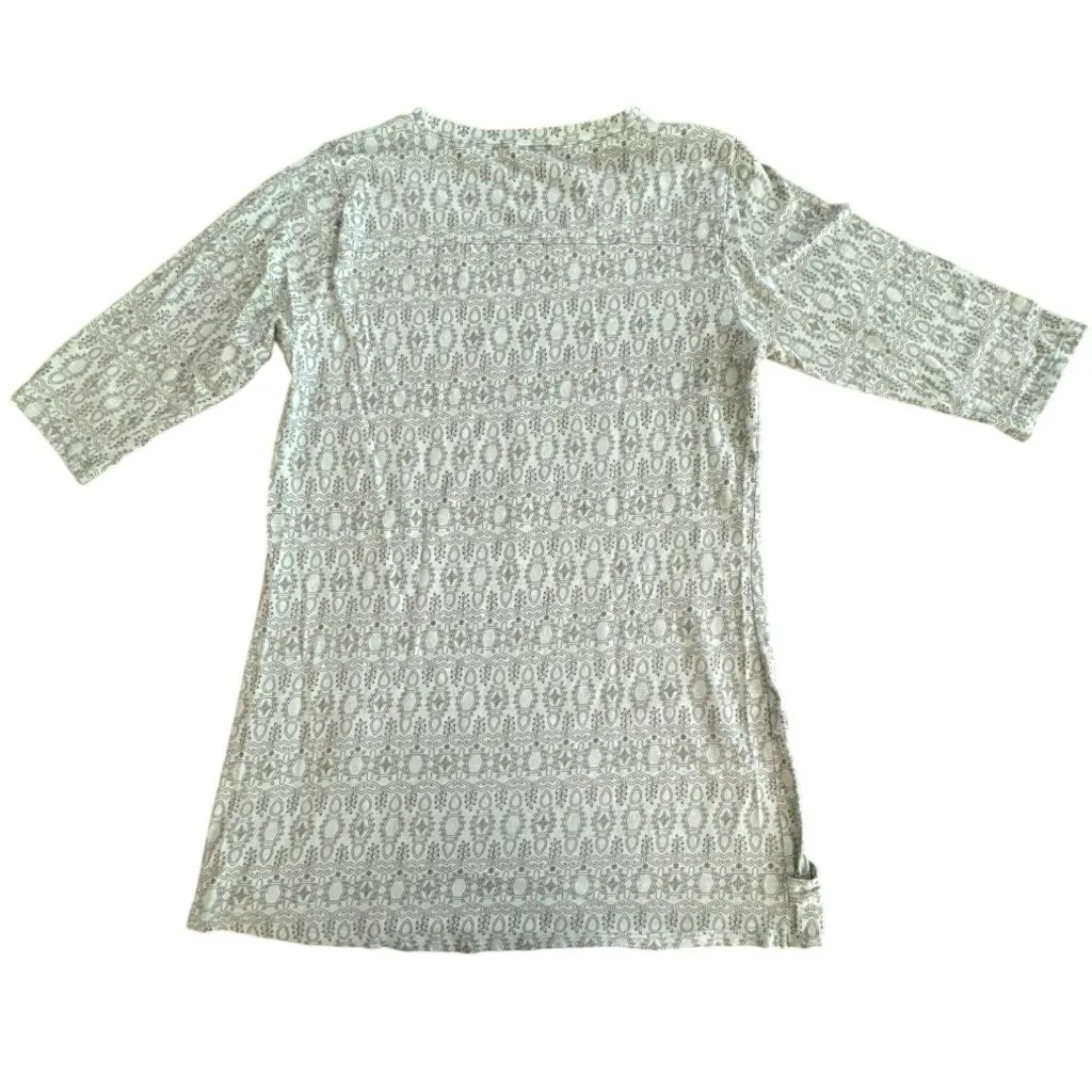 Toad & Co Medium Womens Organic Cotton Tencel Knit Tunic Top Green Ursa - Image 5