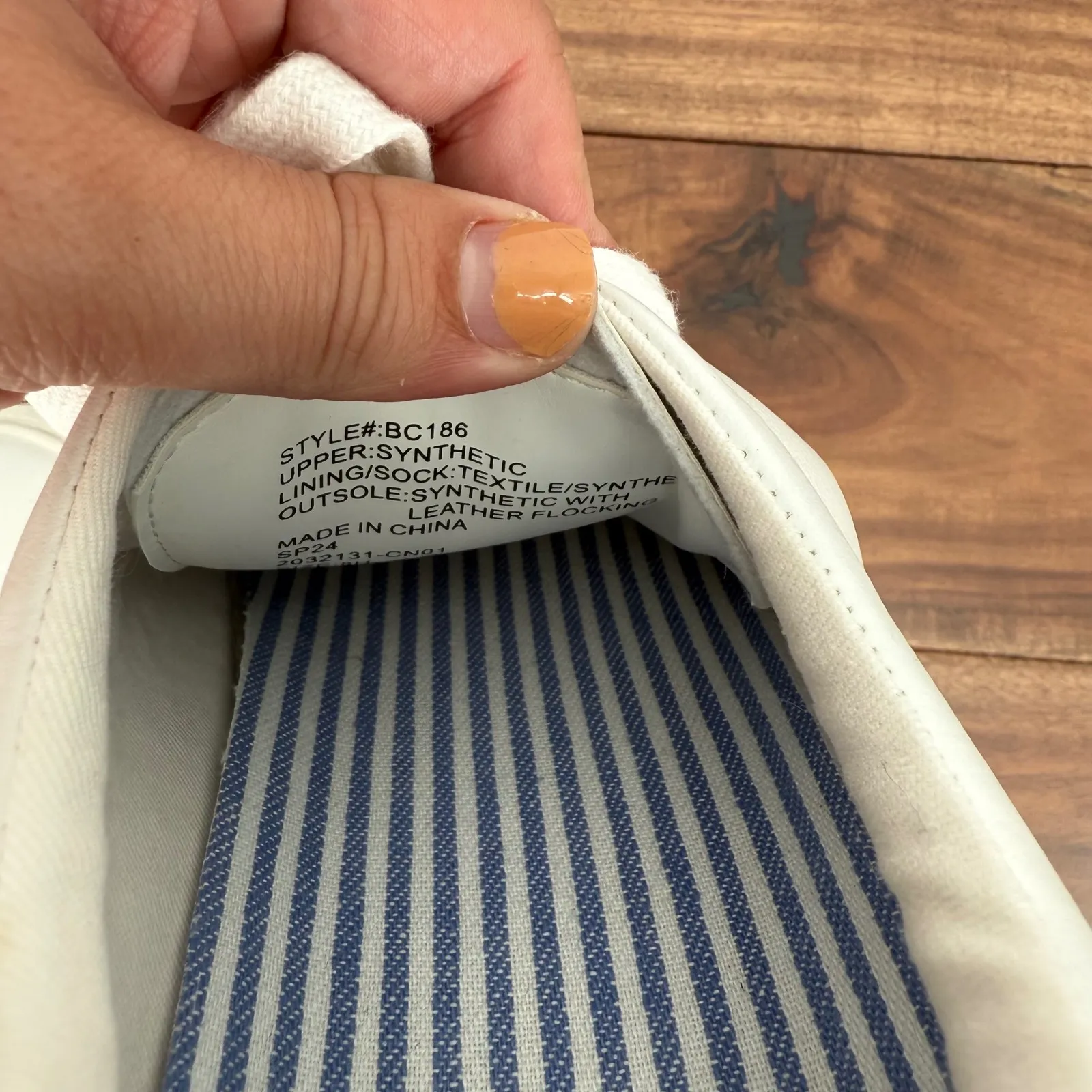 J. Crew White Leather Lace Up Low Top Sneakers Women's Size 8.5 Casual Shoes - Image 5