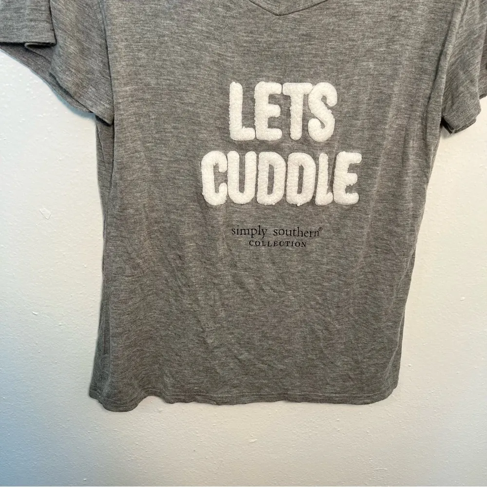 Simply Southern Pajama Top Let’s Cuddle - Image 4