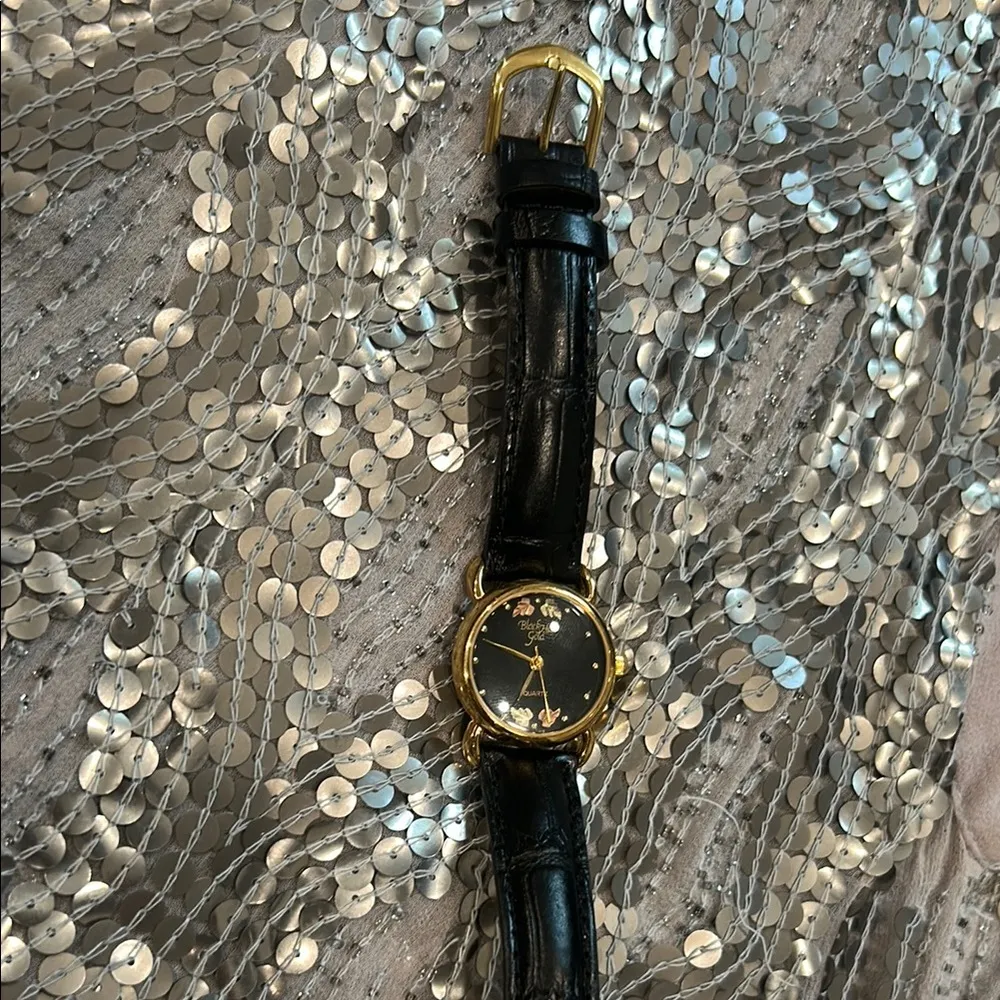 Black Hills Gold Vintage Quartz 12K Gold Leaflet Men’s Wrist Watch - Image 6