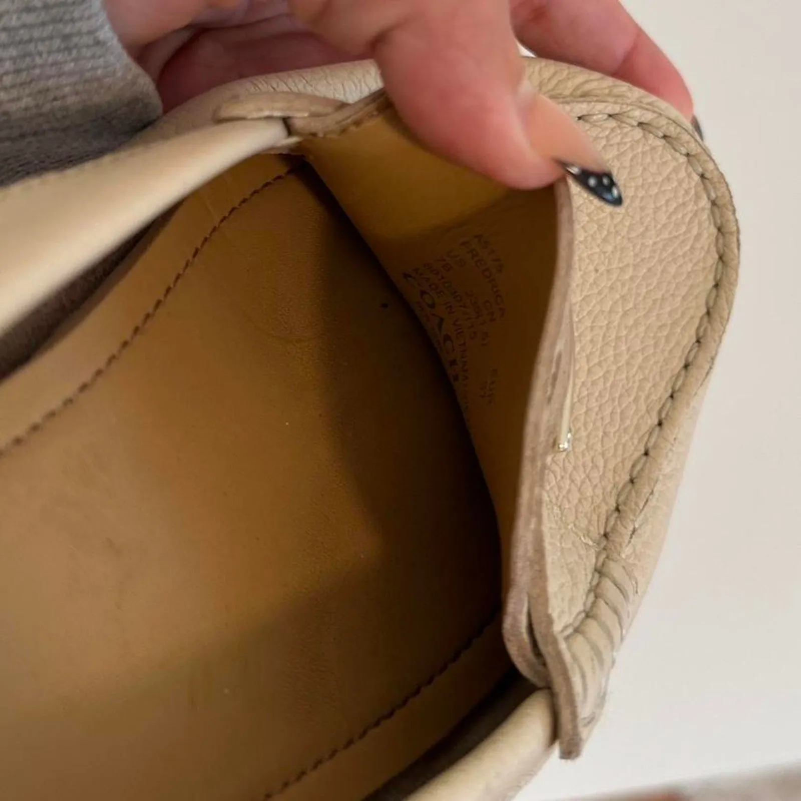 Coach loafers perfect cream loafers - Image 7