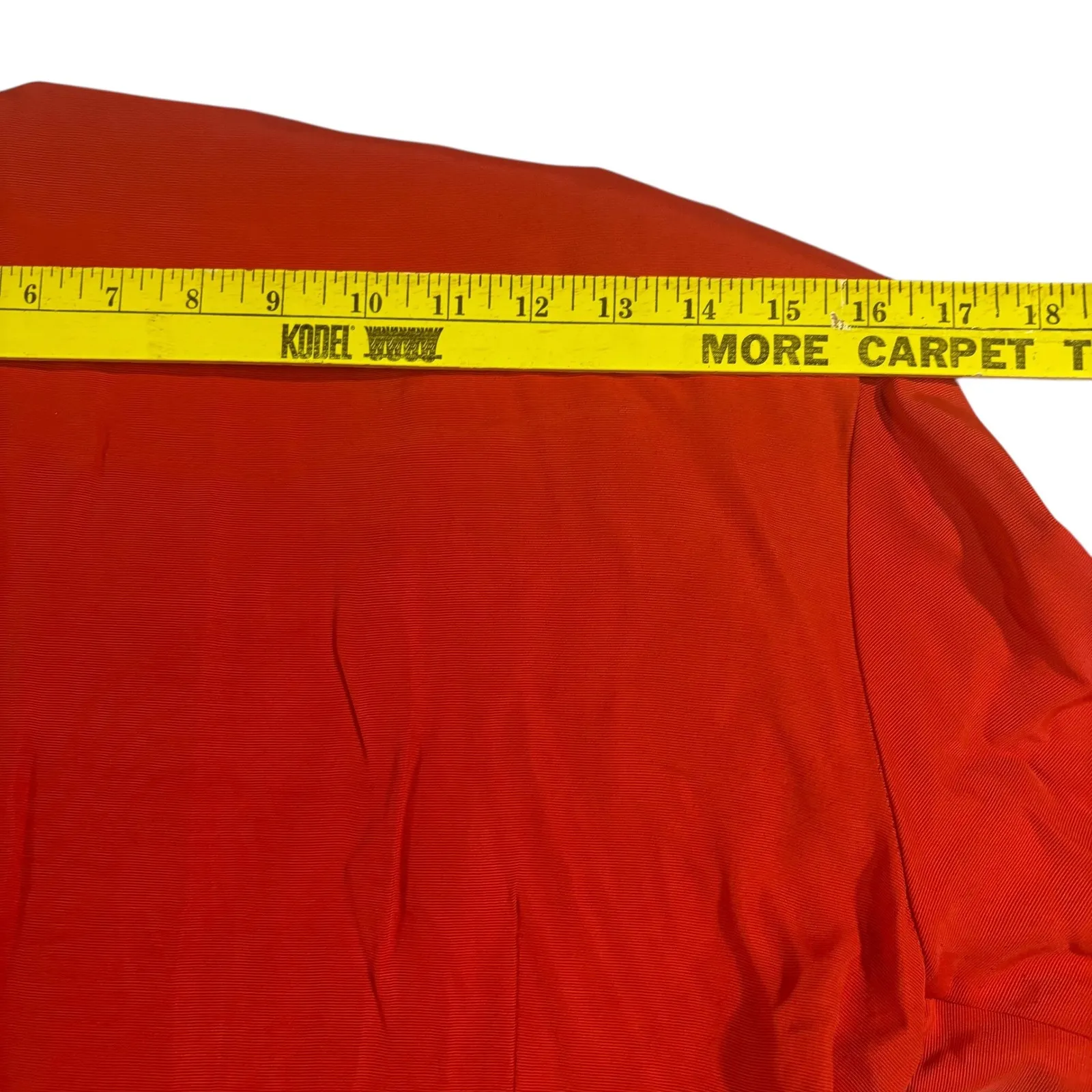 Michael Blair Vintage Button Down‎ Jacket Red Made in USA Size 5/6 - Image 9