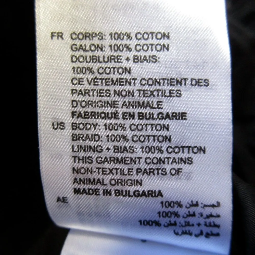 NWT Sandro Lidwine in Black Cotton Poplin Lace-Trimmed A-Line Dress 36 / US 4 - Image 4