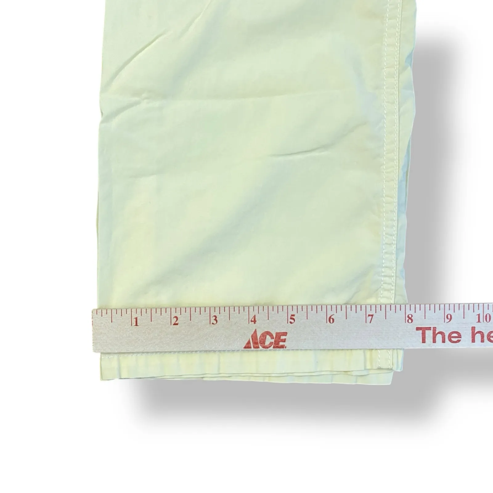 Tommy Hilfiger Y2K Low Rise Carpenter‎ Ankle Pants Womens Size 4 Yellow - Image 6