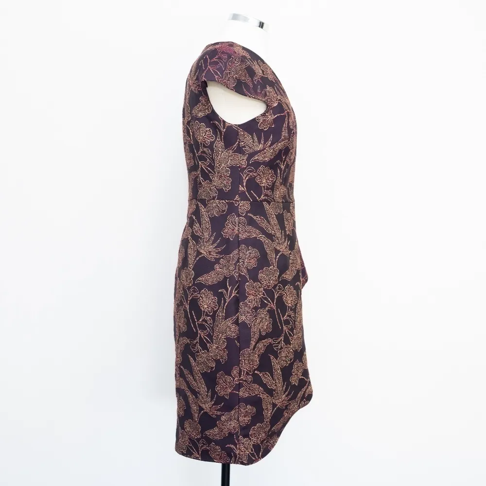 Vince Camuto. Jacquard Embroidered  Dress. - Image 3