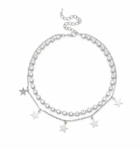 SheIn Silver star choker  - Image 3