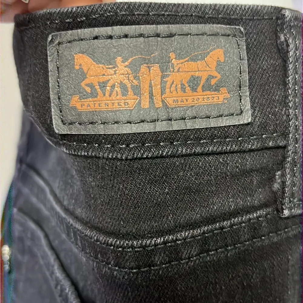 Levi’s 515 5-Pocket Black Boot Cut Jeans- Size 12M - Image 8