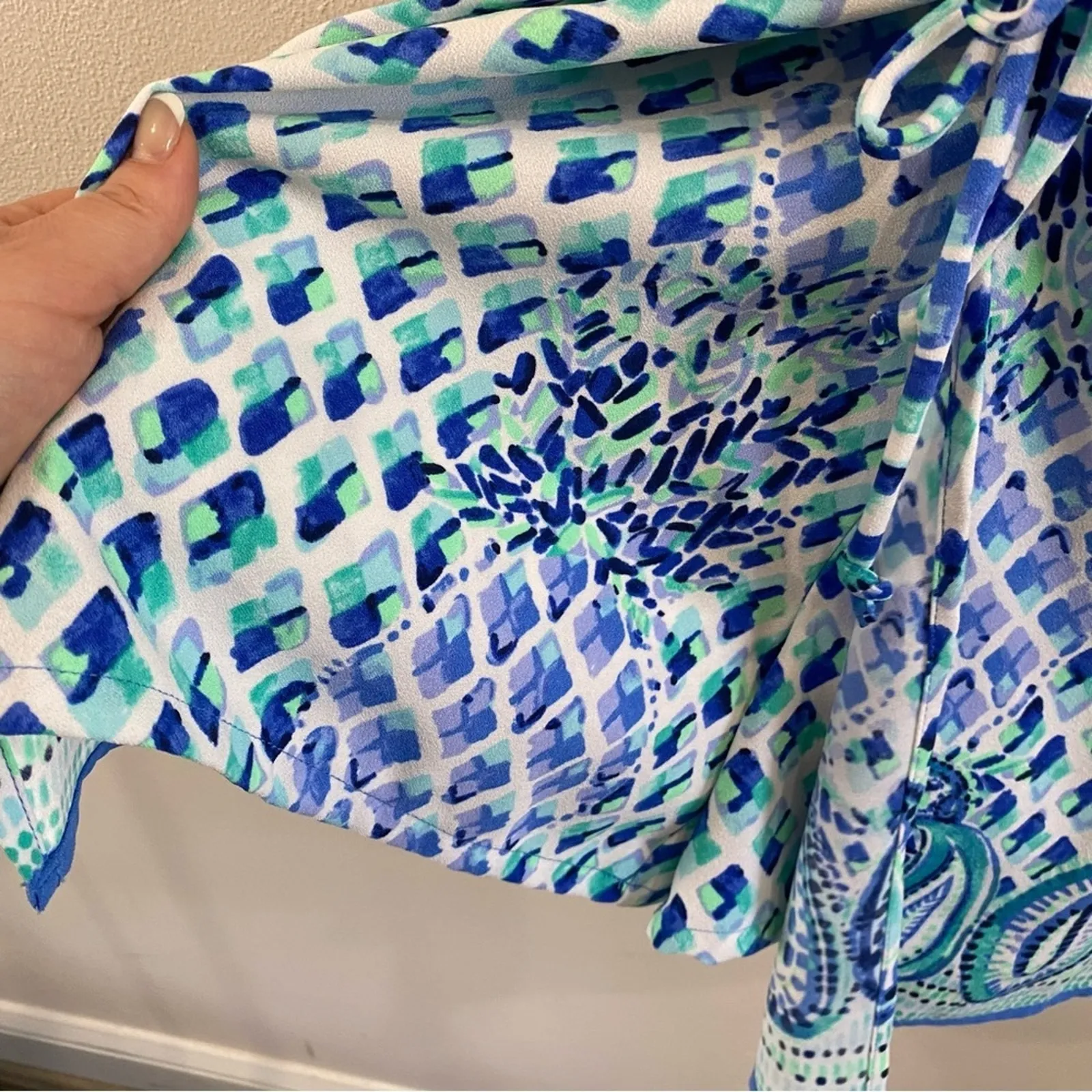 Lilly Pulitzer Pear Romper Pineapple Skort Dress Size 0 - Image 8