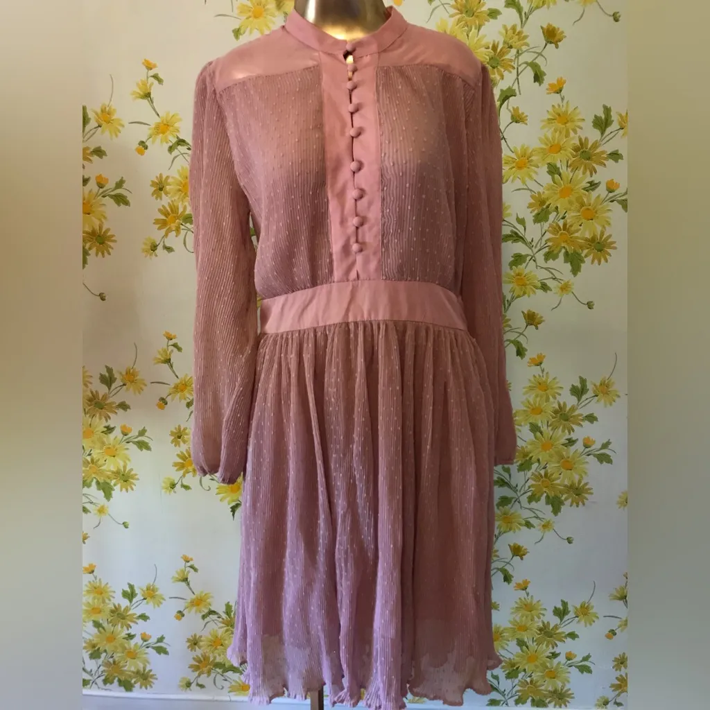 Vintage style button up midi dress size L Size L - Image 6