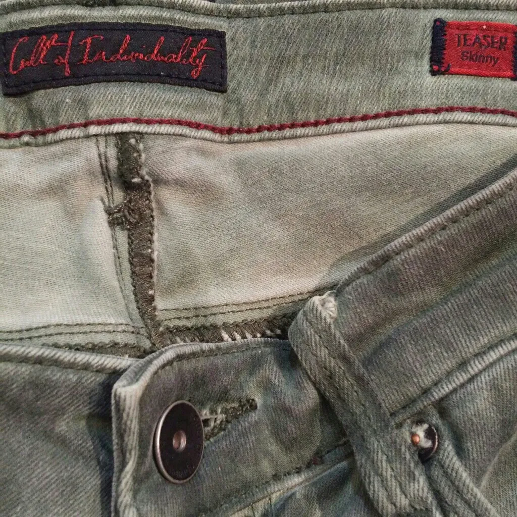 cult of individuality teaser skinny :BOXB5: Green Size 26 - Image 9