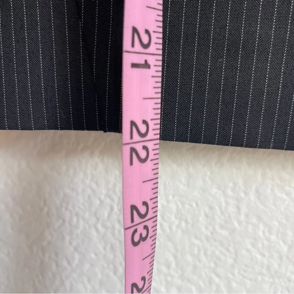 EXPRESS  DESIGN STUDIO Zip and button Front Pencil Skirt Lined - Image 8