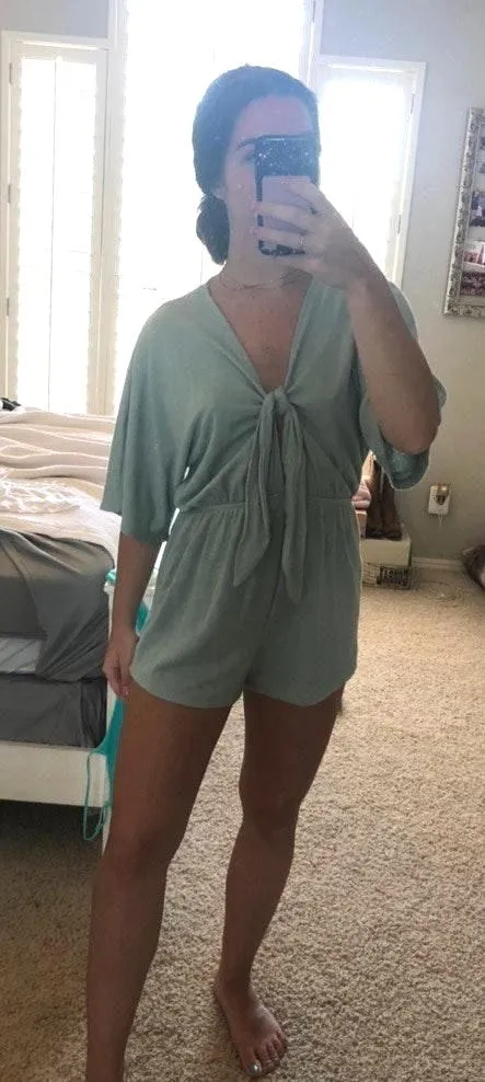 Audrey 3+1 Blue Romper - Image 2