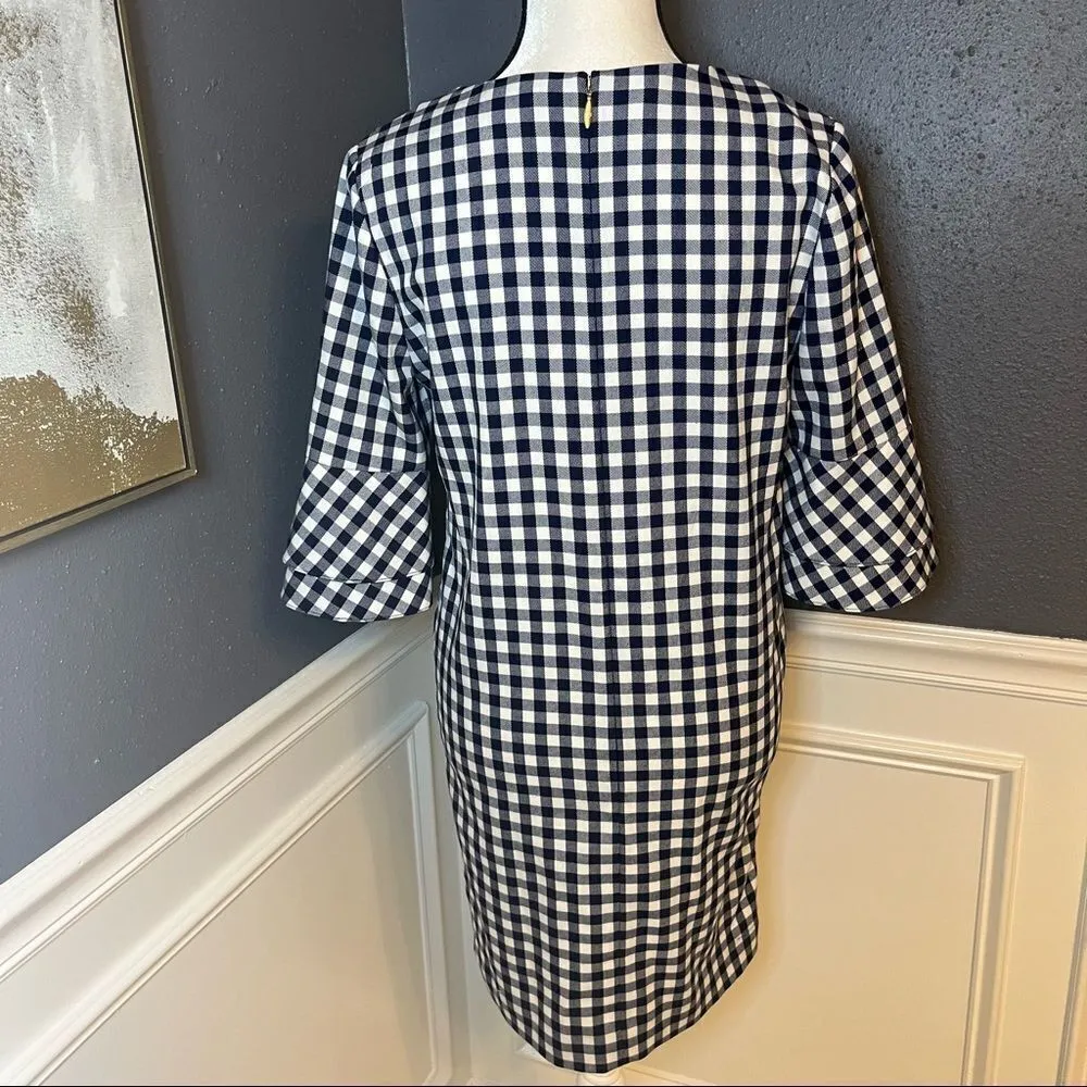 Draper James Gingham Bell Sleeve Dress - Image 11