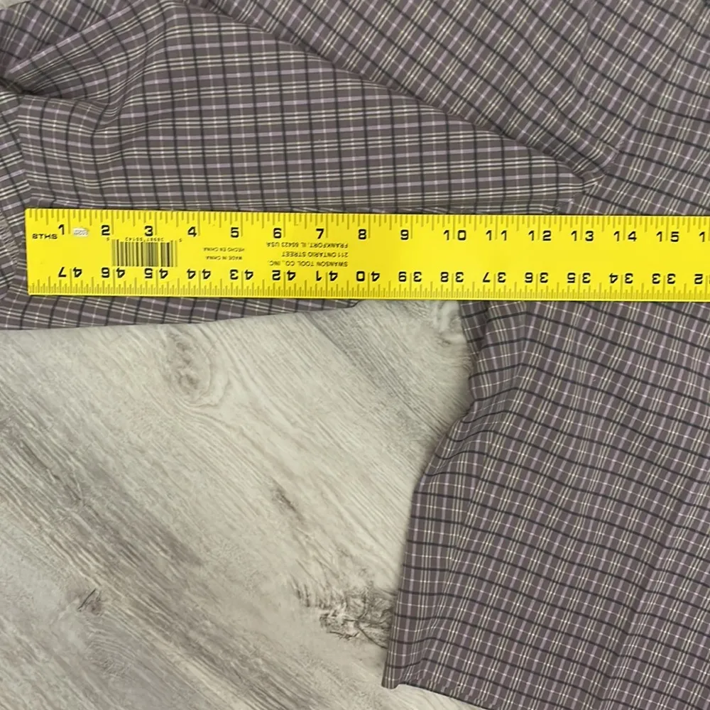 Purple, Blue & Yellow Plaid Women's Bermuda 12" Inseam Golf Shorts Size 4 - Image 8