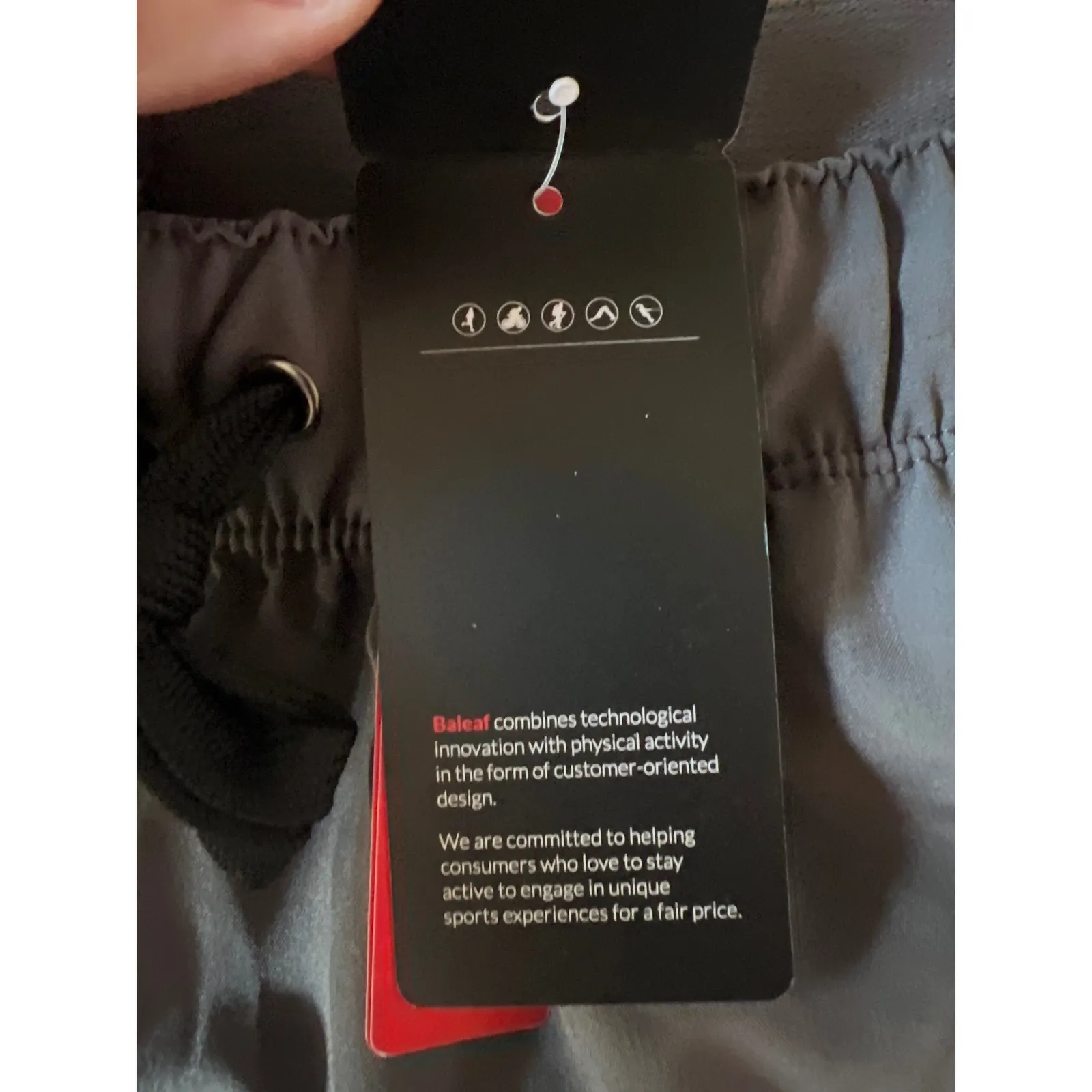 Baleaf Laureate UPF 50+ DWR‎ Capris Deep Gray Medium NWT - Image 11