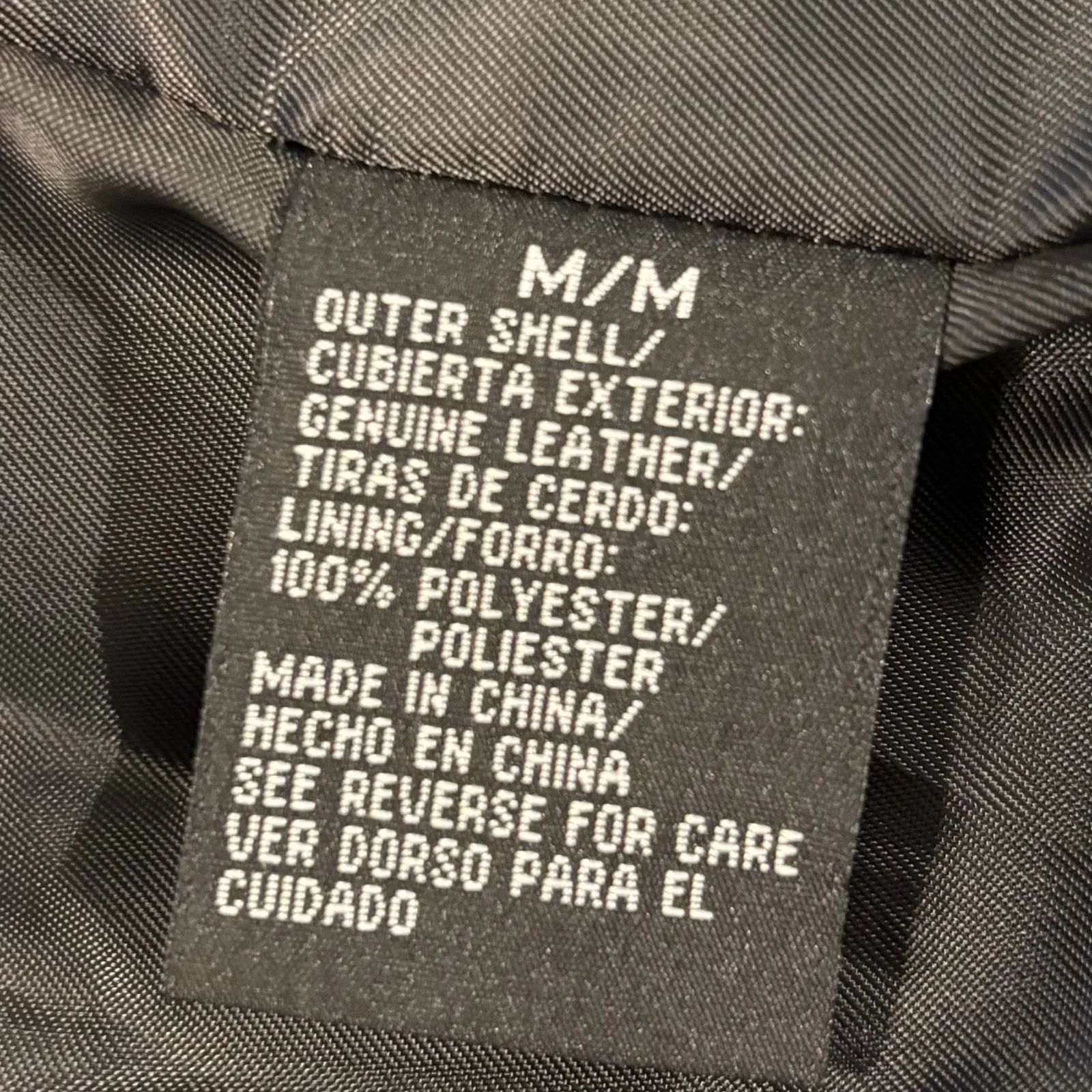 Jaclyn Smith Black Leather Jacket Vtg 90s Tailored Classic Career Wear, Size M - Image 6