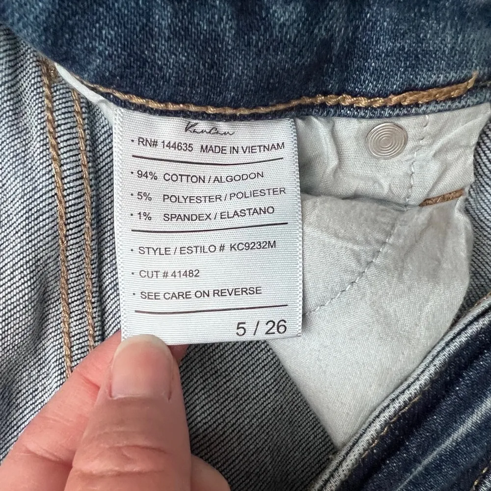 KanCan Remio Mom Jean‎ Size 5/26 Blue - Image 4