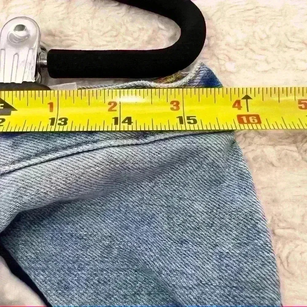 EVERLANE Womens The O-S Boyfriend Jeans Sz 28 Regular High Rise Medium Wash Cute - Image 7