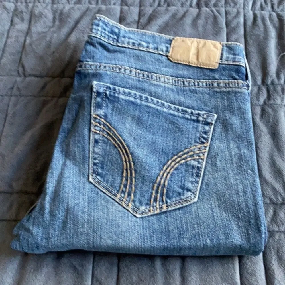 Y2K Vintage Hollister California Stretch Denim Blue Jeans Size 3S EUC #6407 - Image 6