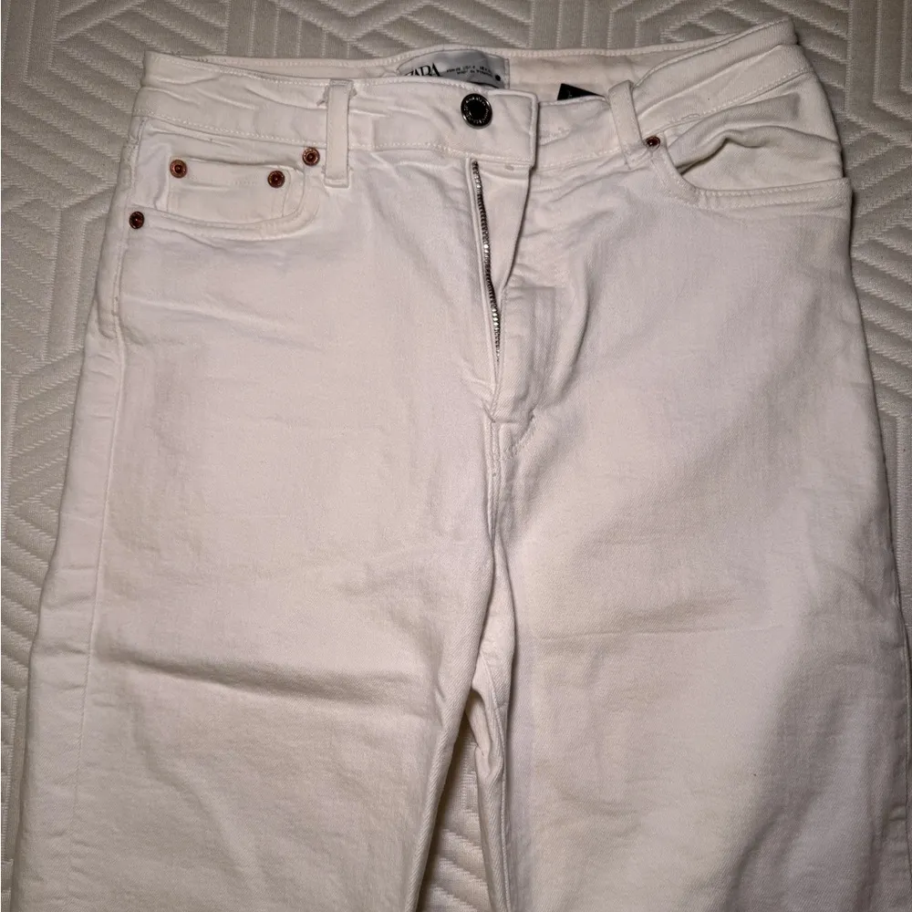 White Bootcut Jeans - Image 5