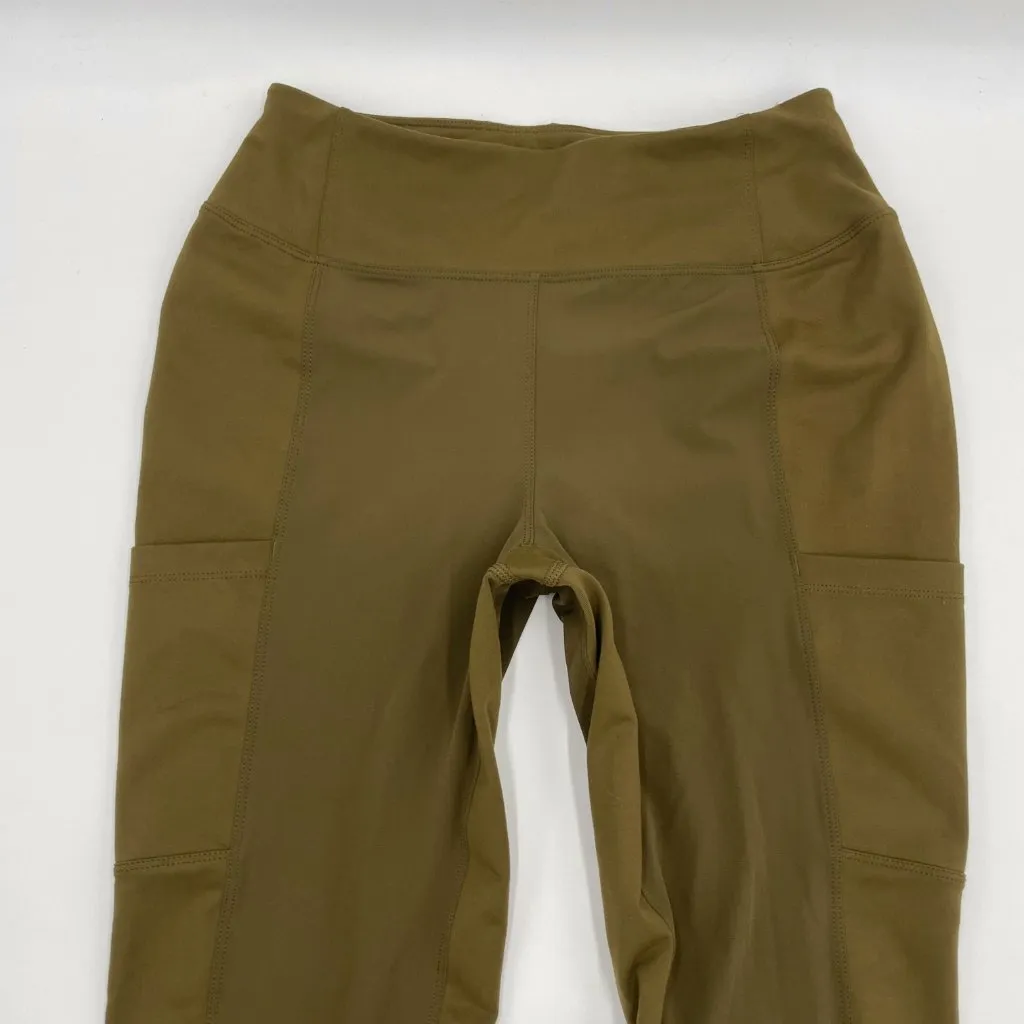 REI Leggings Olive Green Women Size XS Athletic Running‎ Workout Pants Pockets - Image 4