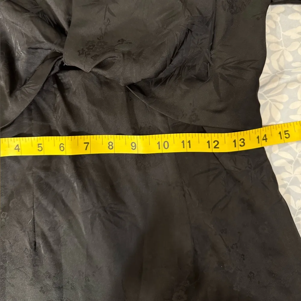 Astr Black Ruffled Peplum Sheath Dress size s - Image 4