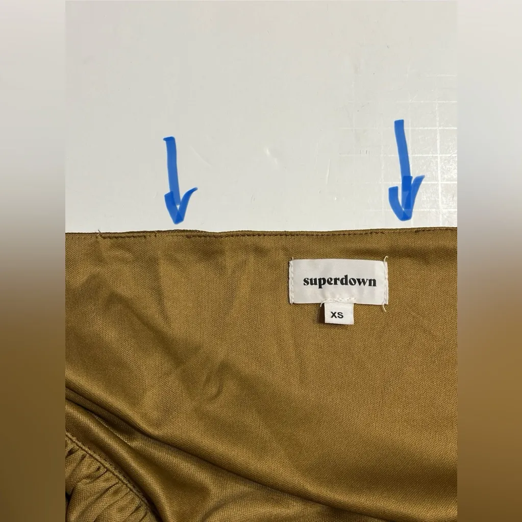 Superdown Levi Mini Dress in Chocolate, size XS - Image 7