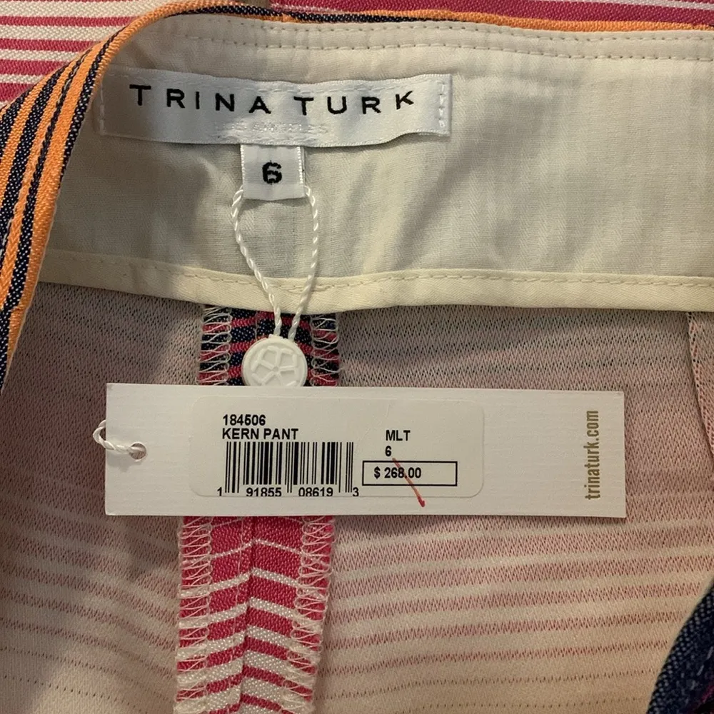 Trina Turk NWT Multicolored Stripe Kern Pant - Wide Leg Trousers! - Image 3