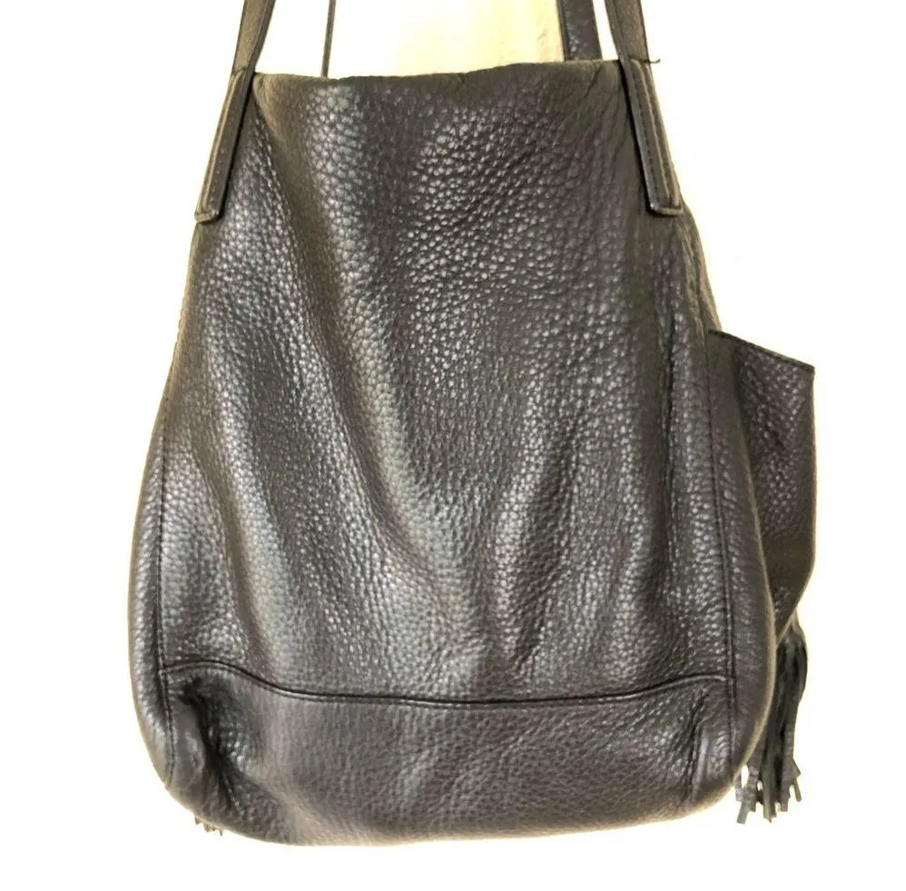 Michael Kors Ashbury Black Pebbled Leather Shoulder Bag - Image 4