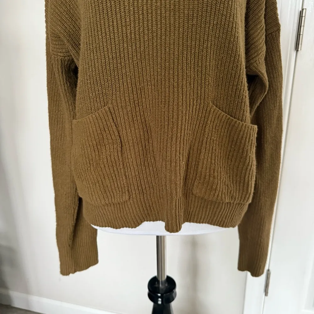 Madewell Ribbed Dropped Shoulder Sweater Size Medium - Image 4