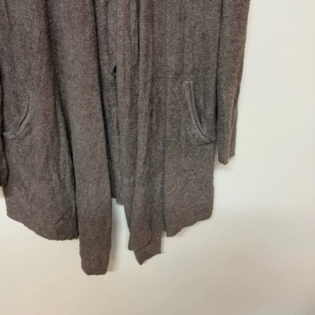 Barefoot Dreams CozyChic Lite Island Wrap Brown Size S/M Super Soft Cozy Travel‎ - Image 3