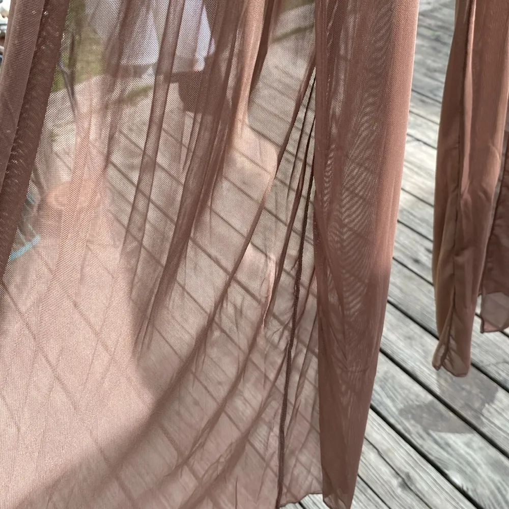 Swimsuit and coverup NWOT Brown Size L - Image 8