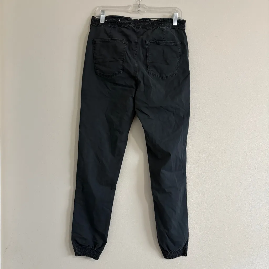 American Eagle Gray Black Jogger Casual Pants Size 10 Tall - Image 7