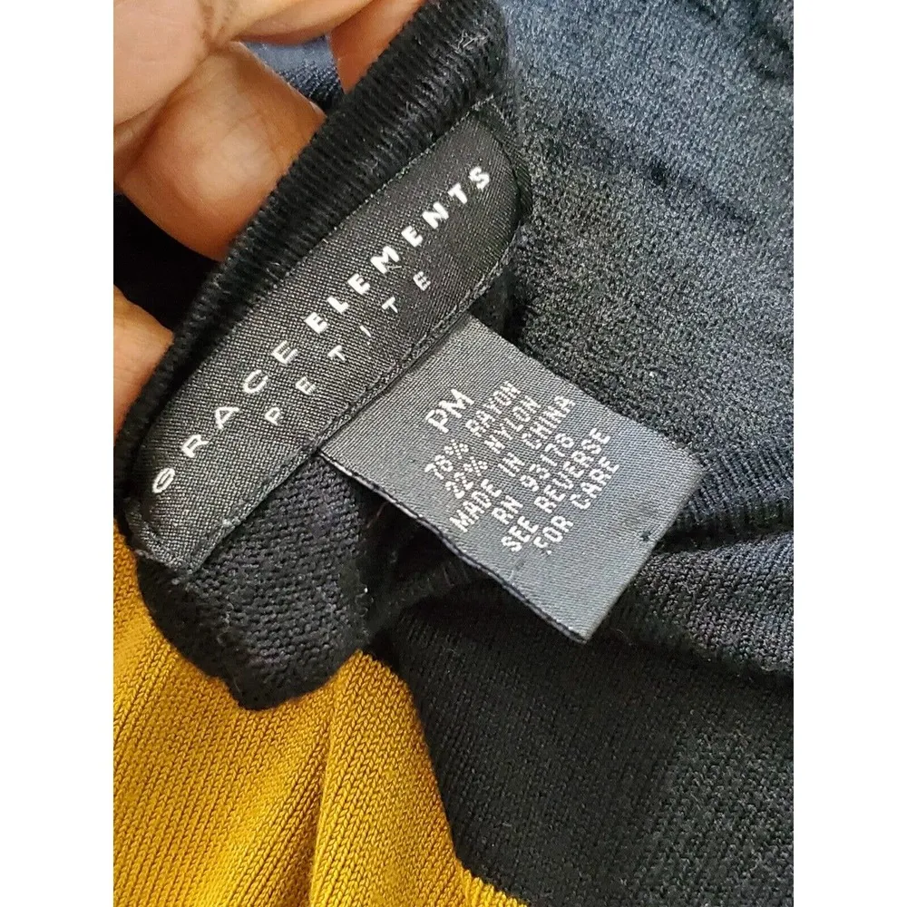 Grace Elements Women's Multicolor Rayon Long Sleeve Full Zip Casual Cardigan PM - Image 7