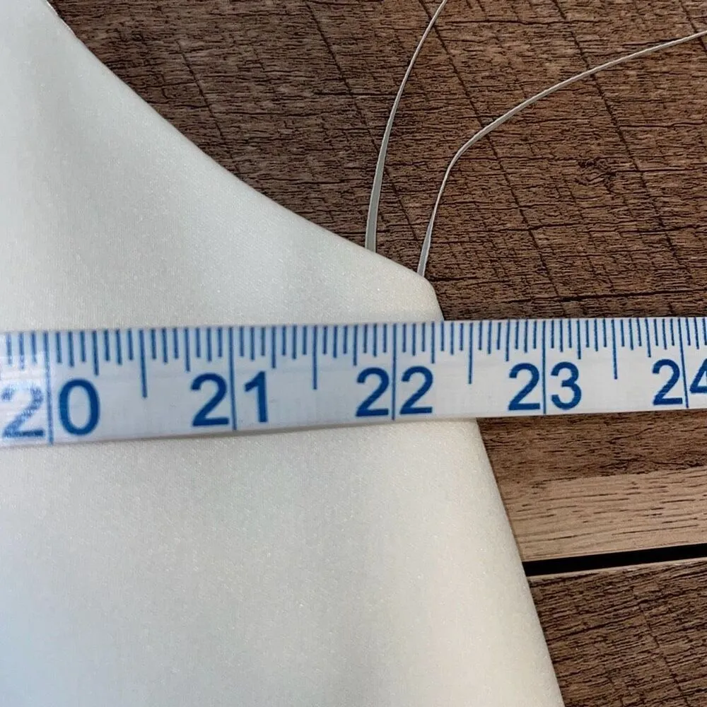 Dressbarn NWT Vintage Womens Embroidered Tank & Blazer Jacket‎ 2Pc Set Off White - Image 11