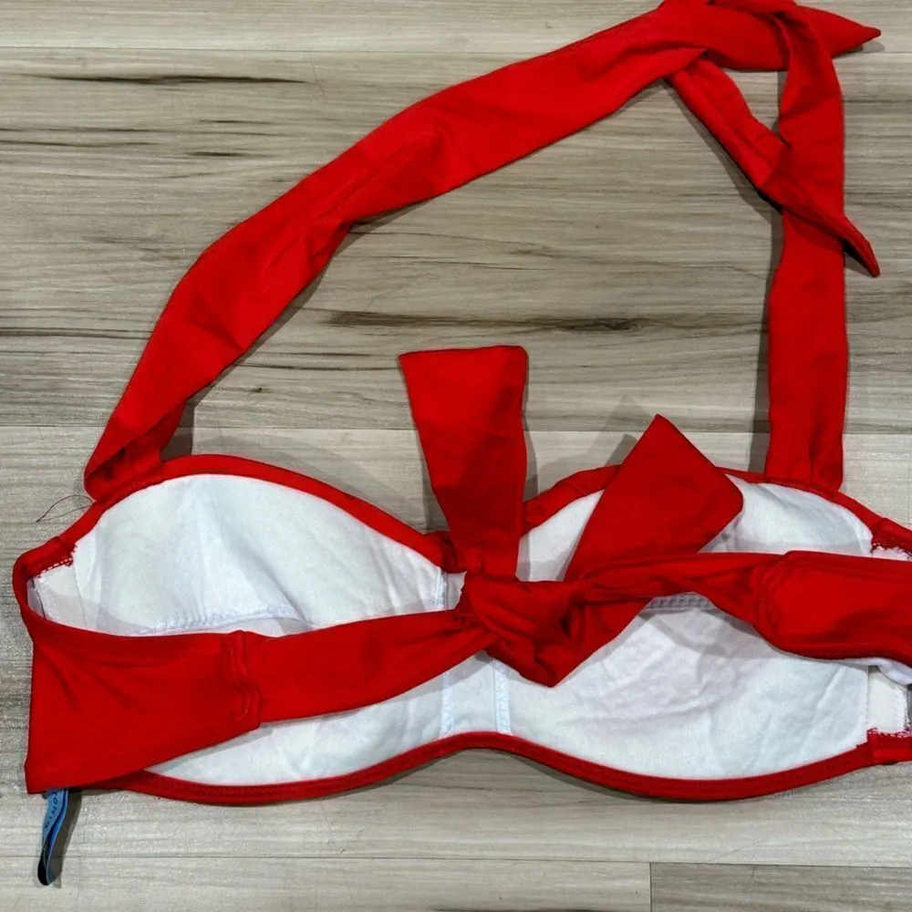 Antonio Melani Red Bikini Top Women’s Medium - Image 2
