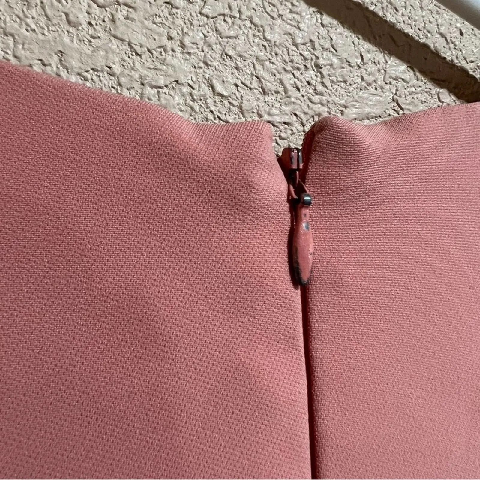 Parker Black Pink Madeline Ruffle high neckline sheath sleeveless maxi Gown 6 - Image 9