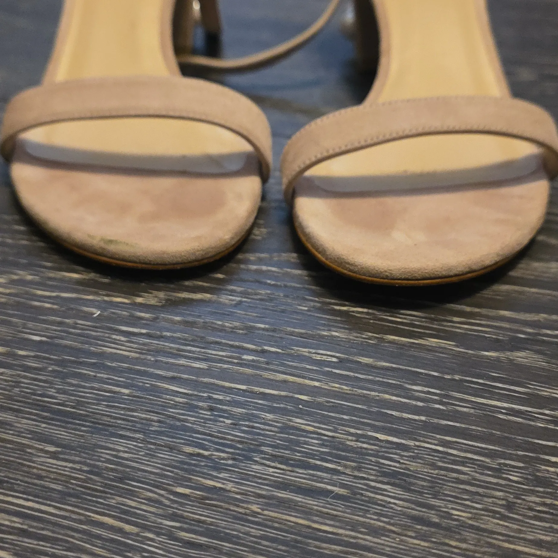 Stuart Weitzman Dolce Faux Pearl Block Heels 9.5 - Image 8