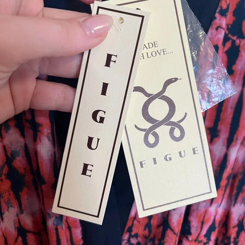 NWT FIGUE Florence Kimono Dress Size L - Image 6