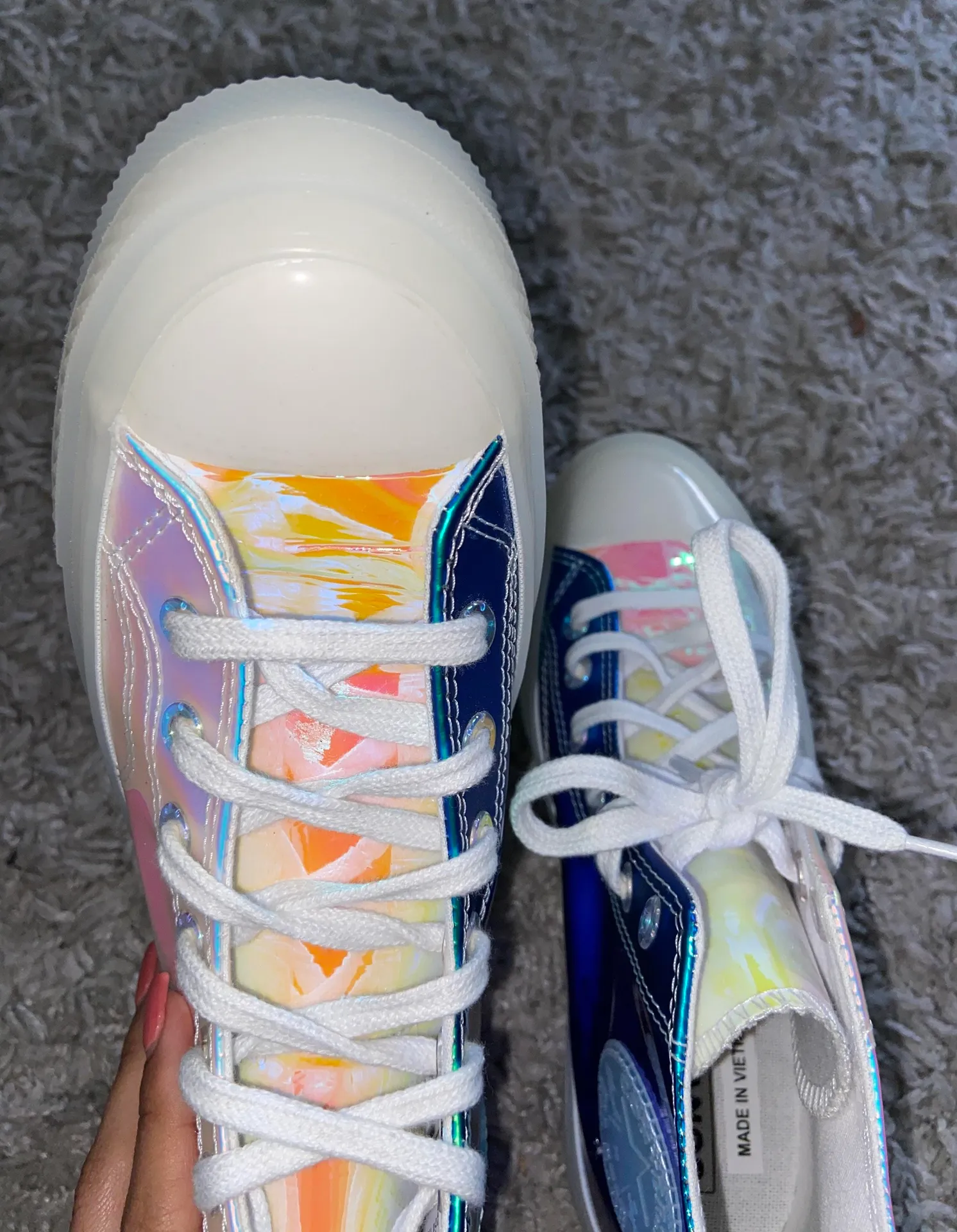 Converse Chuck Taylor  Holographic High Top Sneakers Athletic - Image 4