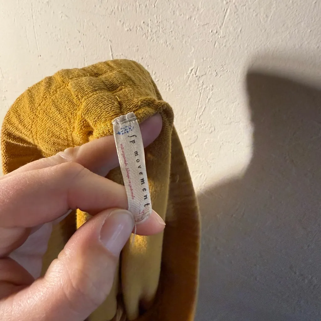 FP Movement Sunny Skinny Sweatpant Jogger Golden Yellow Size Large - Image 8