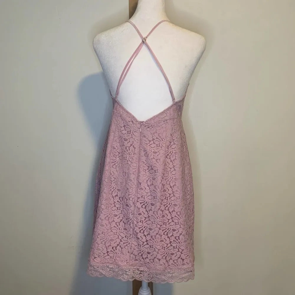 Victoria's Secret light purple lace mini dress lingerie size M - Image 4