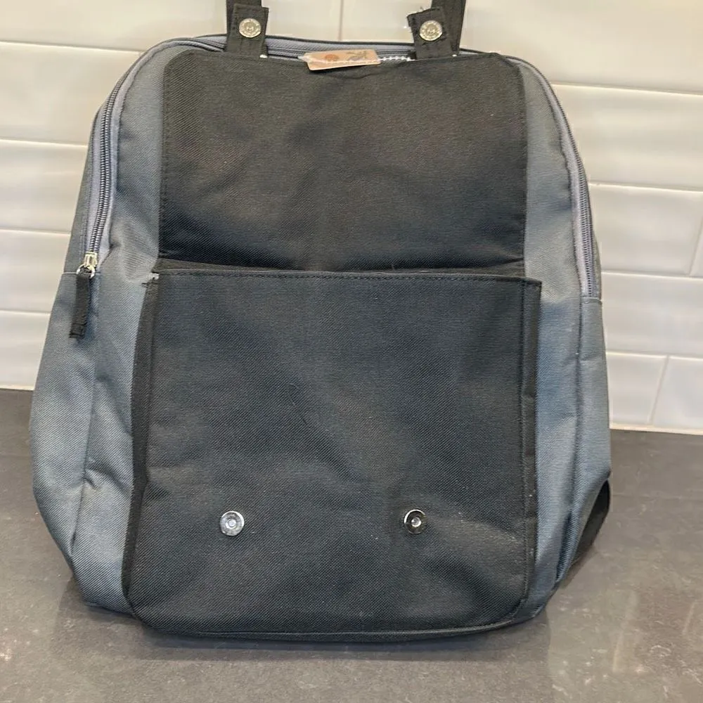 Single Zipper Cloth Backpack - Image 2