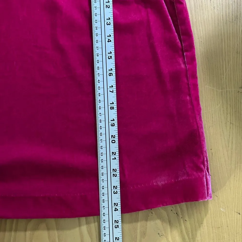 NWT J Crew Velvet Pink V-Neck Camisole‎ Tank Top with Wide Straps - Image 7