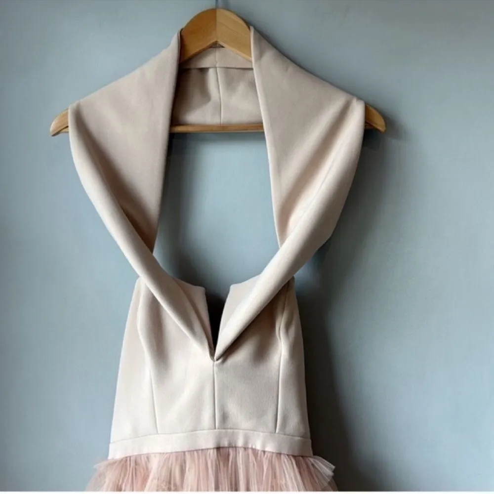 BCBGMAXAZRIA Marquise Off The Shoulder Ruffle Tiered Skirt Mini Dress - Image 5