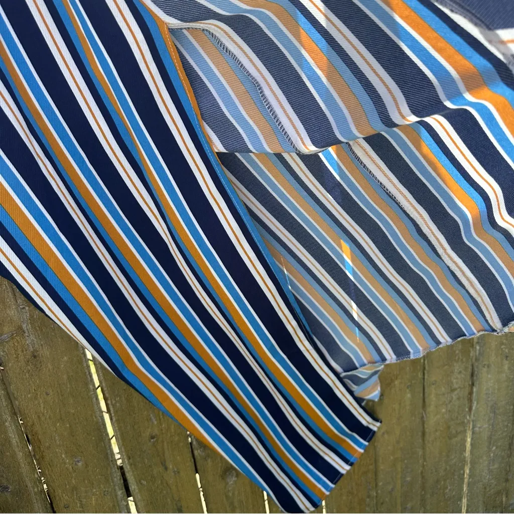 Umgee Wide Leg Palazzo Pants Stripes Sz M - Image 7