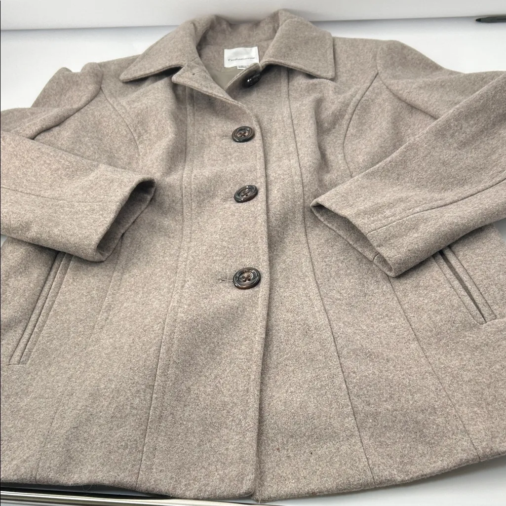 Croft & Barrow Women's Beige Trench Coat - Image 11