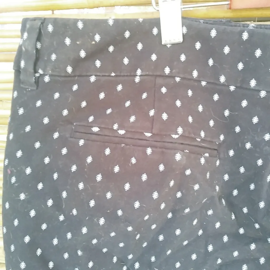 Old Navy 22 Black Pattern Stretch Pants Plus - Image 6