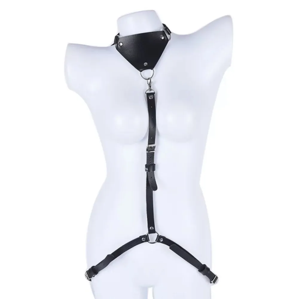 Harness Bondage Black Sexy O Ring Punk Goth New - Image 3