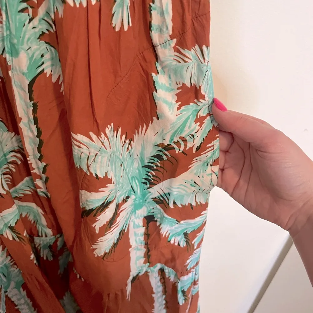 Oliphant Cartagena Puff Sleeve Maxi Green Size M - Image 11